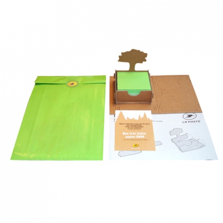 carte Porte-notes re-positionnables silhouette Arbre / Notepad Holder 