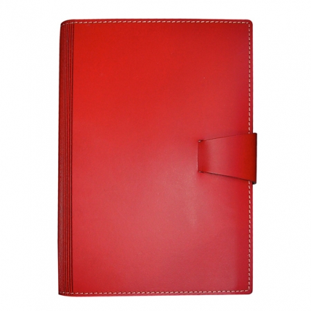 Carnets  languette en cuir recycl 