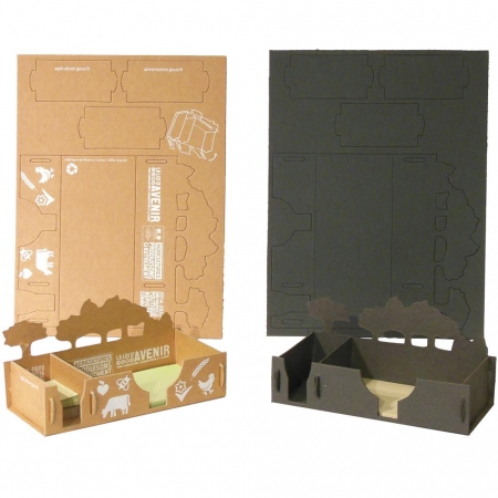 porte notes en carton silhouette Fort Forest Note-pad Holder 