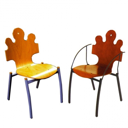Chaise et Fauteuil Puzzle Siges empilables Stackable chair & armchair 