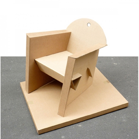 Fauteuil Carton et son tui individuel- cardboard armchair 