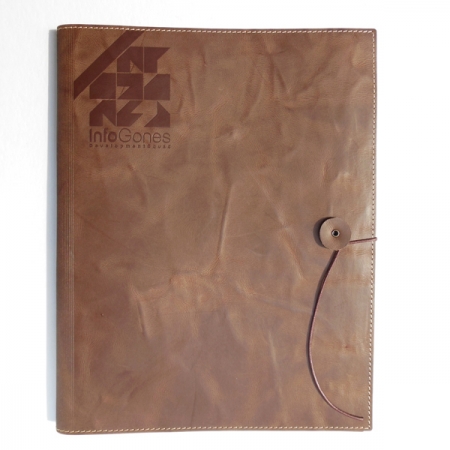 Confrenciers en synderme Conference pad recycled leather 