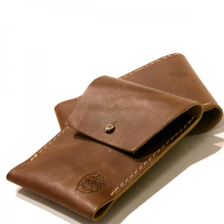 Pochette Porte-cartes de visite cuir recycl 