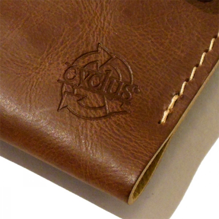 Pochette Porte-cartes de visite cuir recycl 