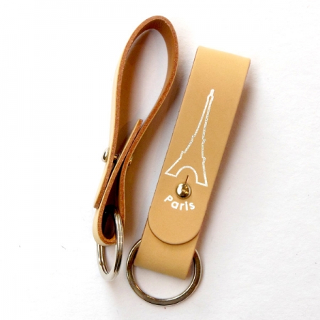 Porte-cls pour ceinture en cuir recycl - belt key rings 