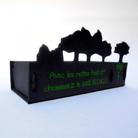 Porte notes re-positionnables en carton silhouette Fort 