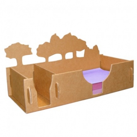 Porte notes re-positionnables en carton silhouette Fort 