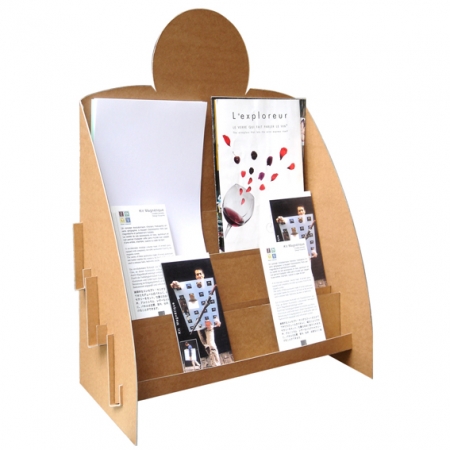 Prsentoir pliable en carton Pompidou Plus - Cardboard  Display stand  