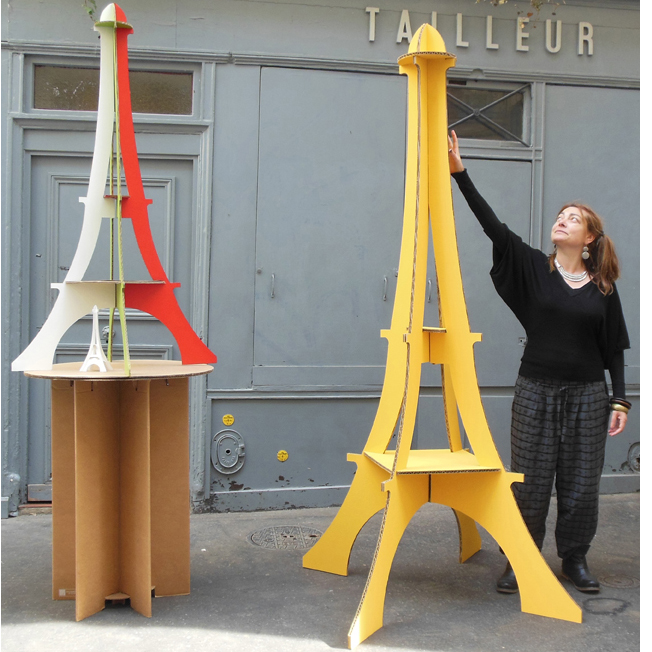 Metal Eiffel Tower Decoration, a Pair For Sale at 1stDibs | eiffel tower  trace, eiffel tower decorations