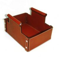 Accessoire tiroir en cuir de buffle pour Tables