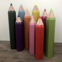 crayons géants en carton