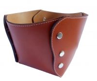 corbeille cuir de buffle Leather Basket 
