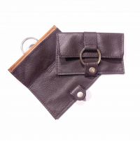 petite pochette chèvre - leather Bags with ring